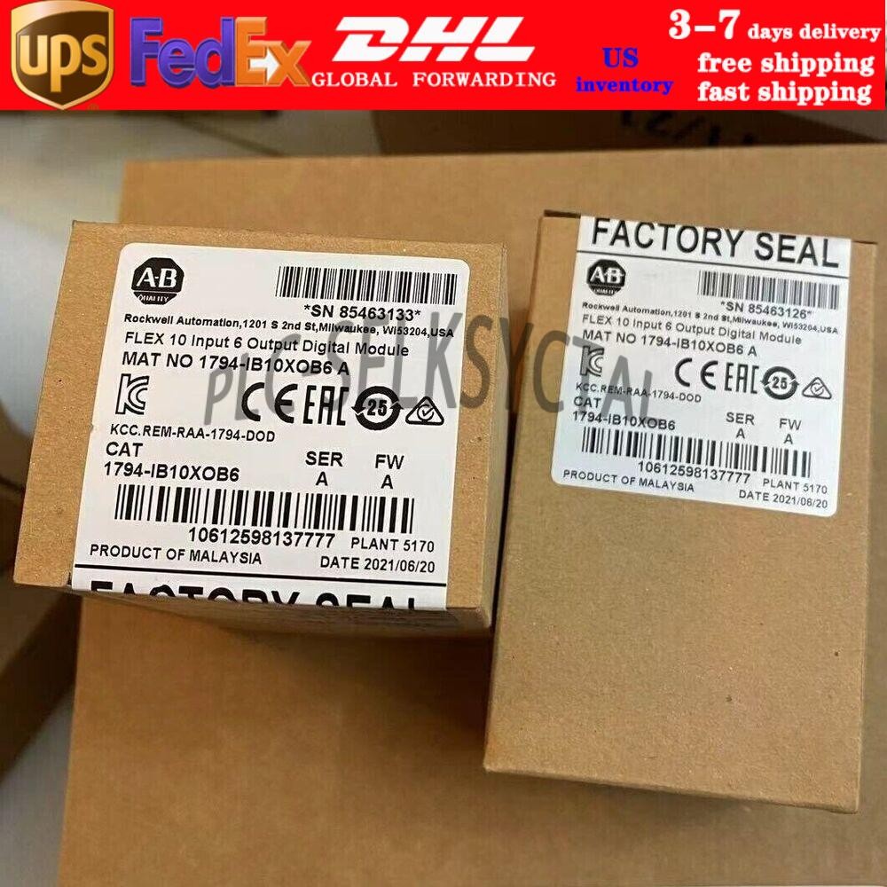 New Sealed AB 1794-IB10XOB6 Flex 10 Input 6 Output Digital Module US Free Tax