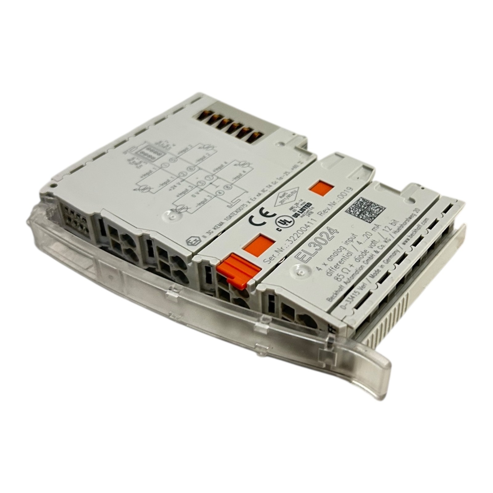 Beckhoff EtherCAT – Terminal 4-channel Analog input Power 4…20 mA EL3024