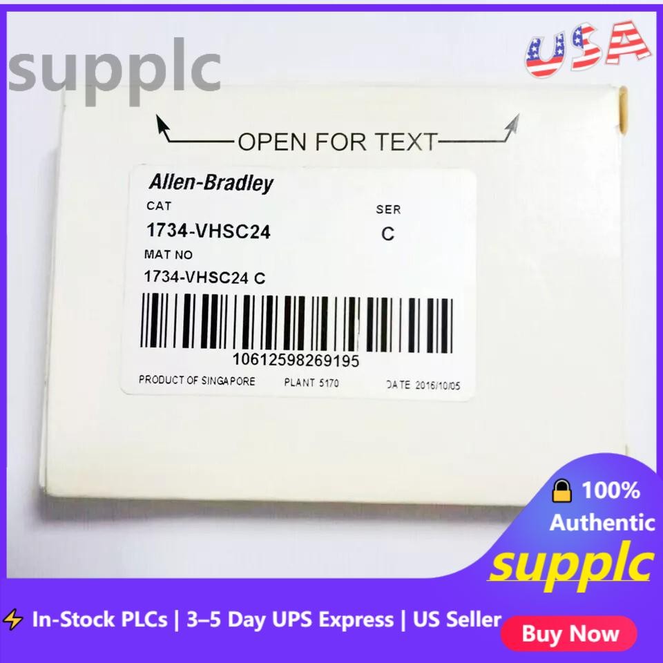NEW Sealed Allen-Bradley 1734-VHSC24 Point I/O Very High Speed Counter Module