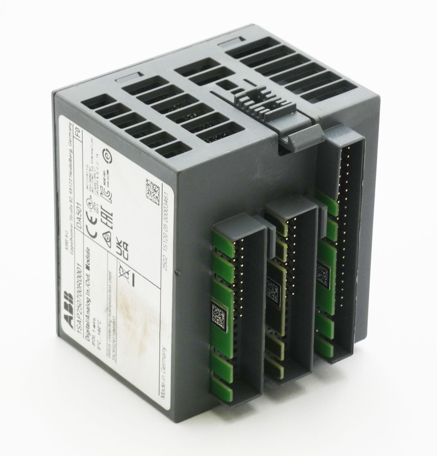 ABB DA501 1SAP250700R0001 E:F0 Digital / Analog I/O Module -Unused-