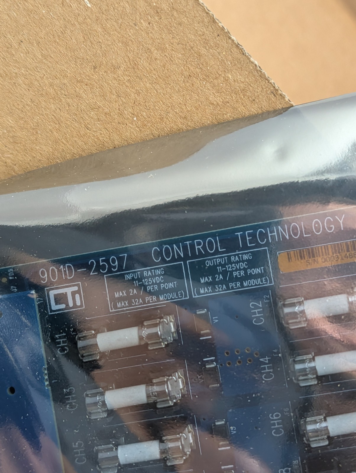 NEW CONTROL TECHNOLOGY CTI 901D-2597 OUTPUT MODULE