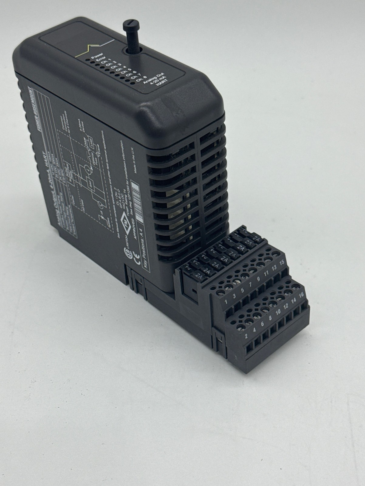 Fisher-Rosemount KJ3002X1-BE1 Analog Output Module /KJ4001X1-CB1 Terminal Block