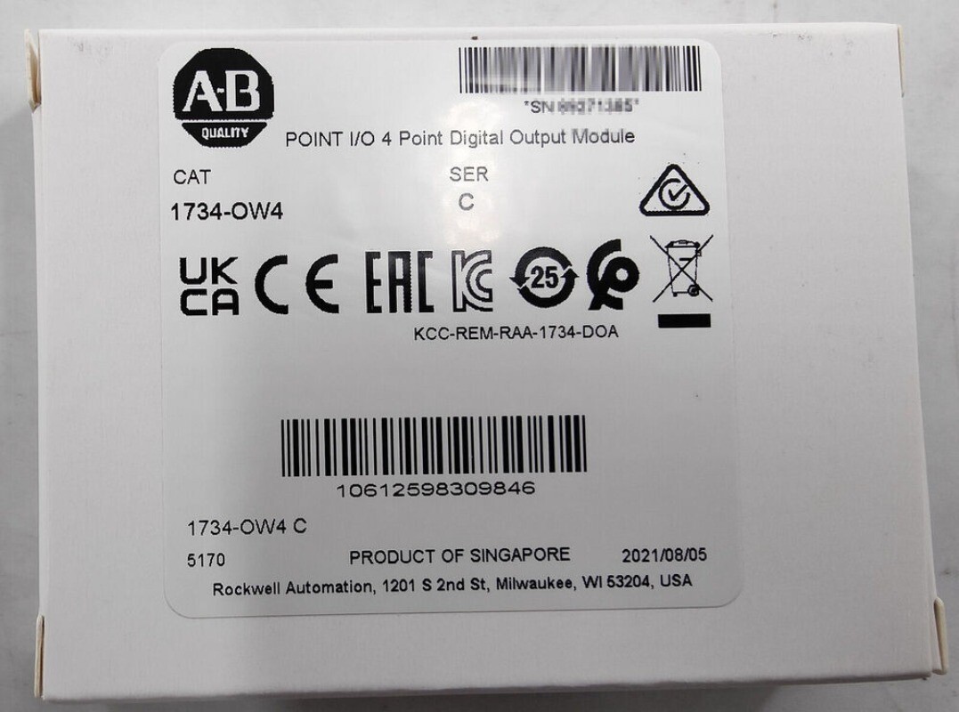 1734-OW4 AB Point I/O 4 Point Digital Output Module US Brand New Sealed !AB