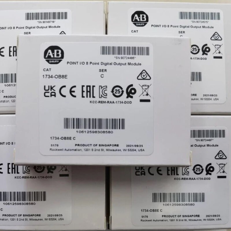 New Factory Sealed AB 1734-OB8E SER C Point I/O 8 Point Digital Output Module US