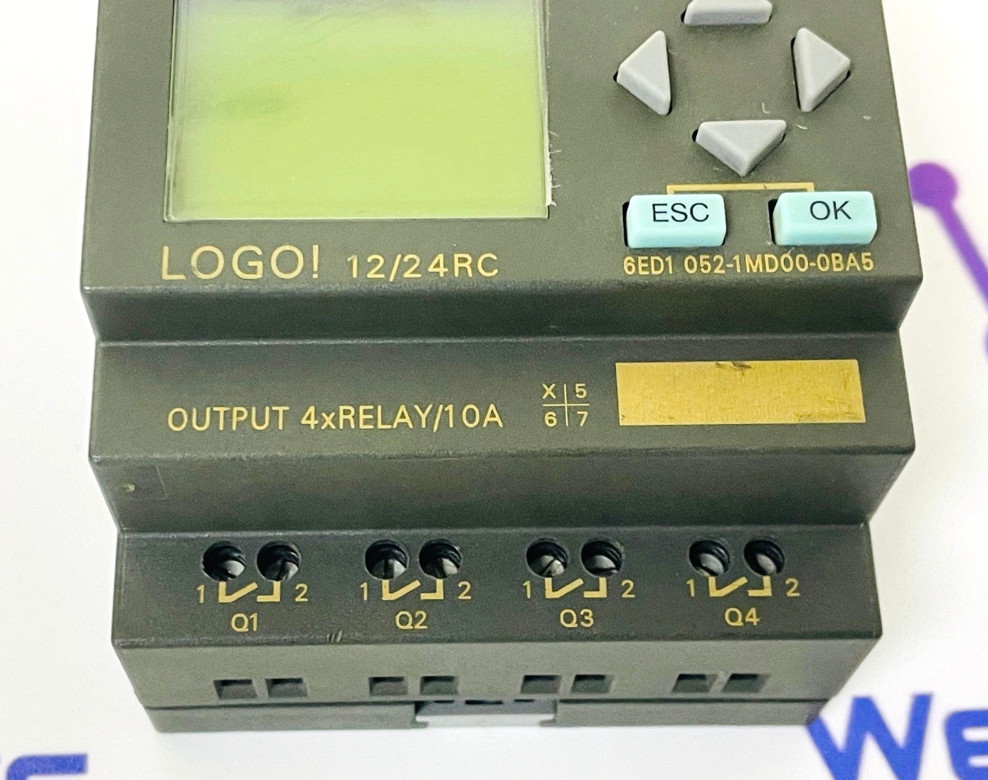 SIEMENS LOGO 12/24RC Logic Display Module 6ED1052-1MD00-0BA5
