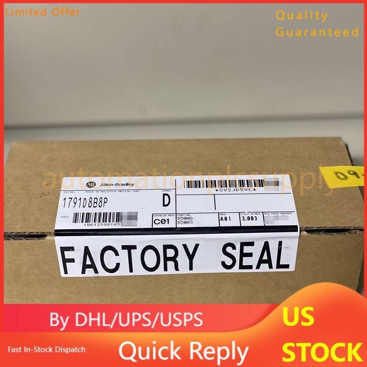New AB 1791D-8B8P Compact Block I/O 1791D8B8P Factory Sealed Fast Shipping 1PCS