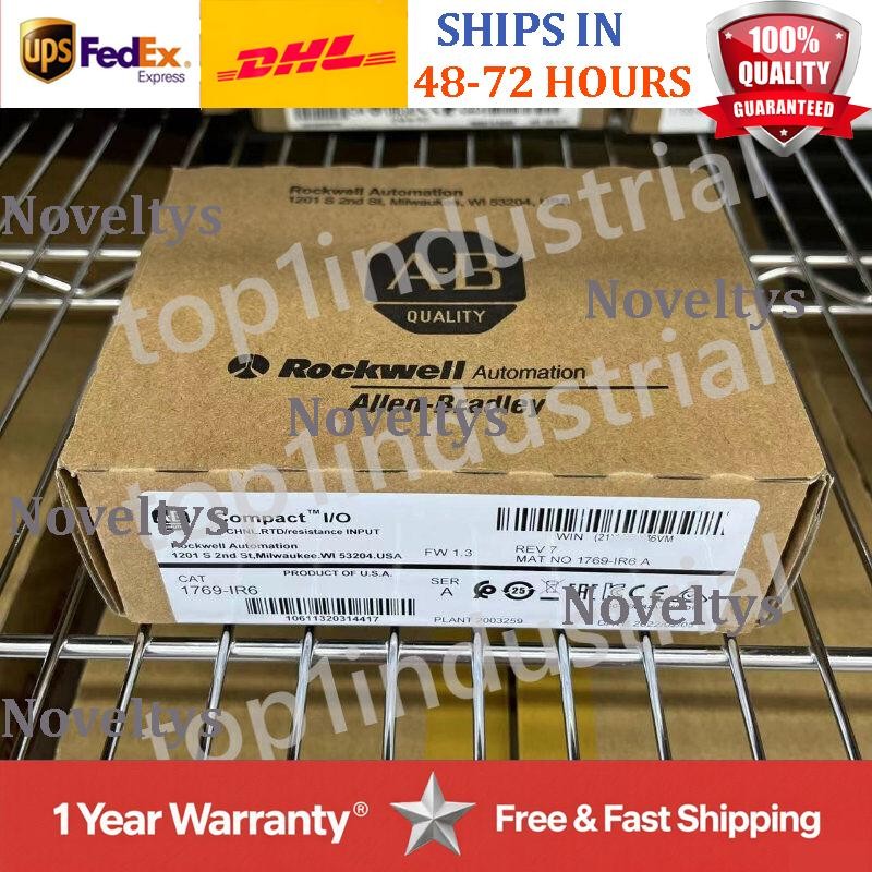 New Factory Sealed AB 1769-IR6 CompactLogix 6 Pt RTD Module 1769IR6 US Free Tax
