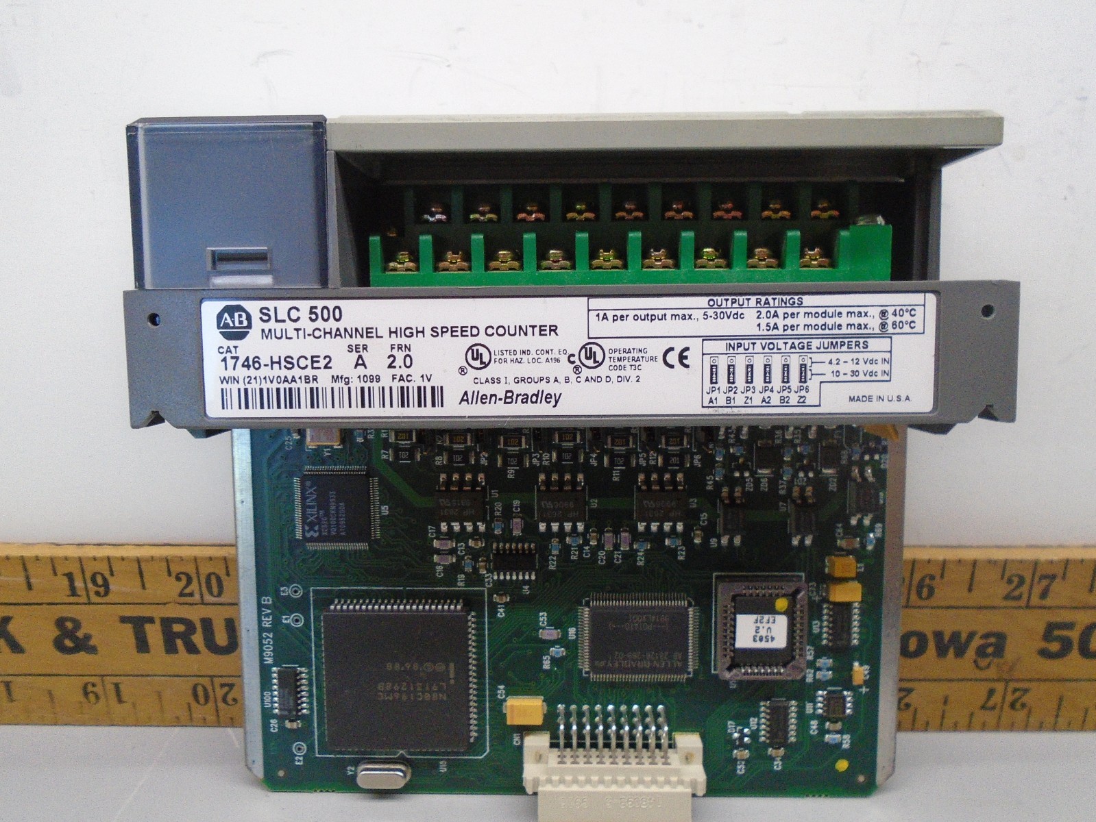1746-HSCE2 Allen Bradley SLC 500 High Speed Counter Read Description W173