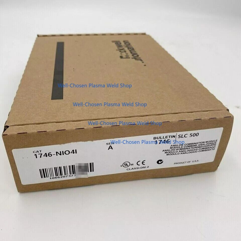 New Factroy Sealed AB 1746-NIO4I SLC 500 Analog Output Module 1746NIO4I