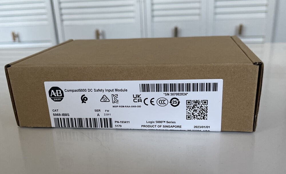AB 5069-IB8S Safety Input Module 24VDC Free Shipping