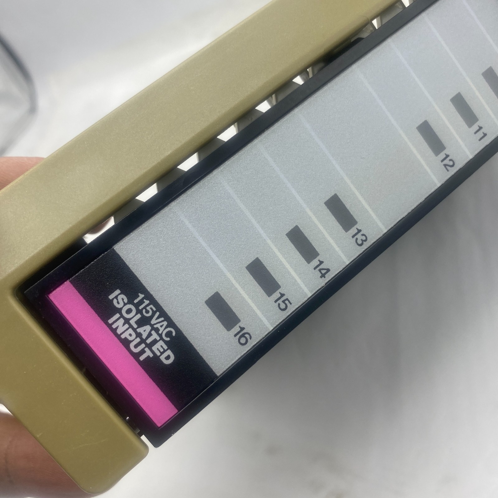 GOULD AS-B817-116 ANALOG INPUT MODULE UNIT 115/230VAC S/N 1482 B817-116 ✅