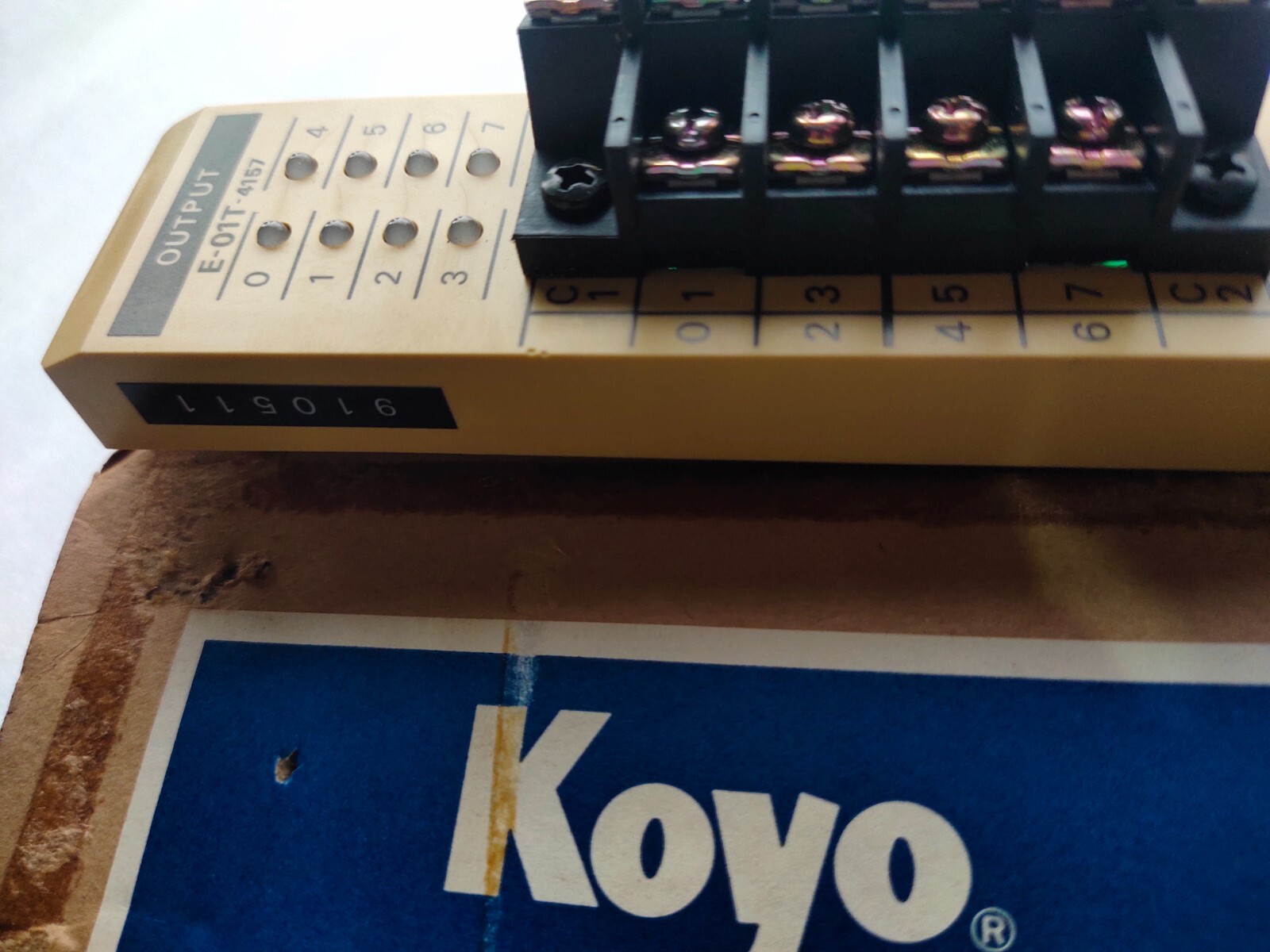 KOYO KOSTAC E-01T-4157 RELAY / OUTPUT PROGRAMMABLE CONTROLLER E01T-4157 OPEN BOX