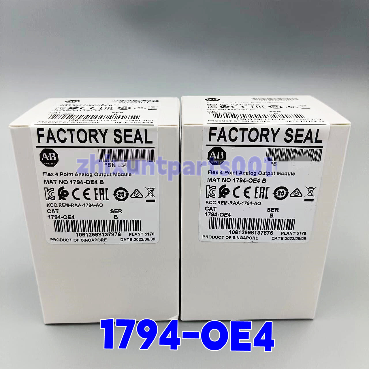 New Allen Bradley AB 1794-OE4 SER B Flex 4 Point Analog Output Module 1794OE4