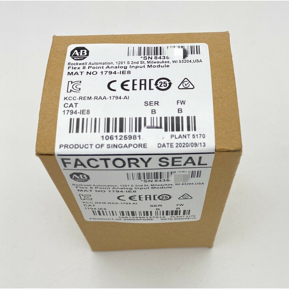 Allen Bradley 1794-IE8 AB 1794IE8 /B Flex 8 PointAnalog Input Module US Free Tax