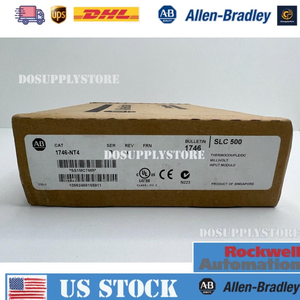 New Factory Sealed AB 1746-NT4 SLC 500 Input Module PLC 1746NT4 US Free Tax
