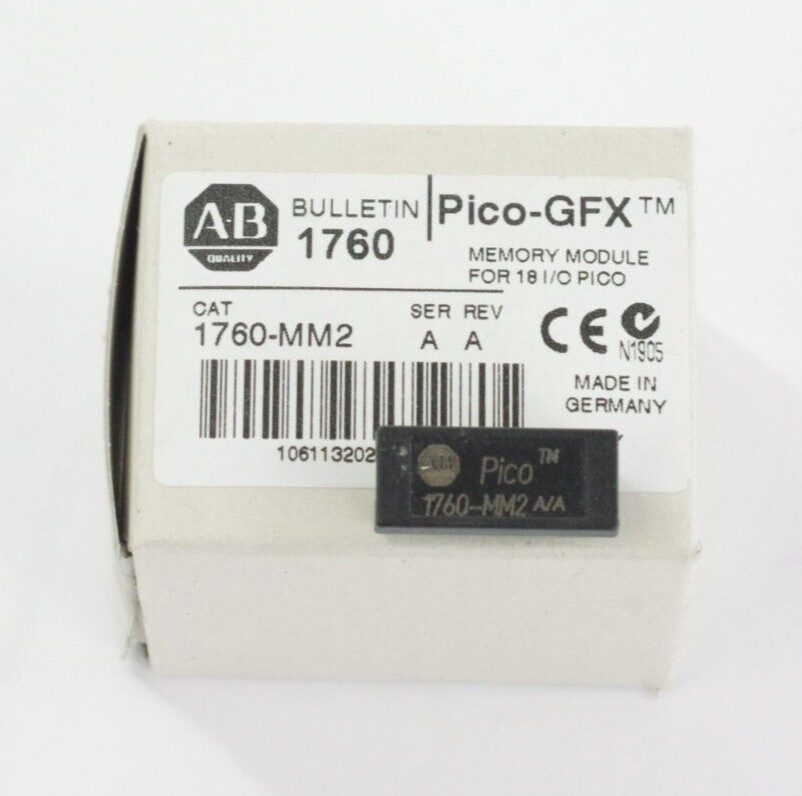 Allen Bradley 1760-MM2 Ser A Rev A Pico-GFX Memory Module – Open Box