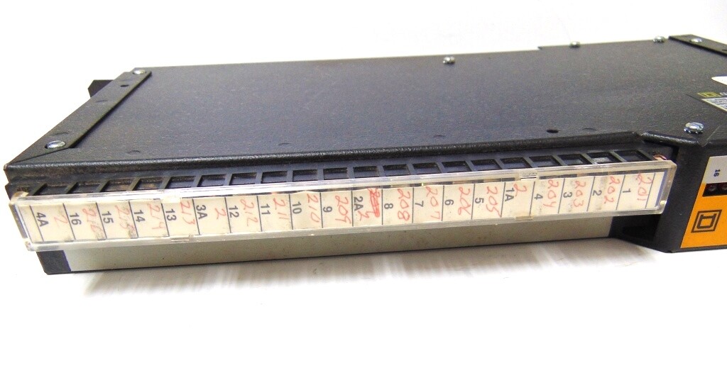 SQUARE D SY/MAX INPUT MODULE, 30619-507-50, CLASS 8030, SERIES C1, TYPE RIM101