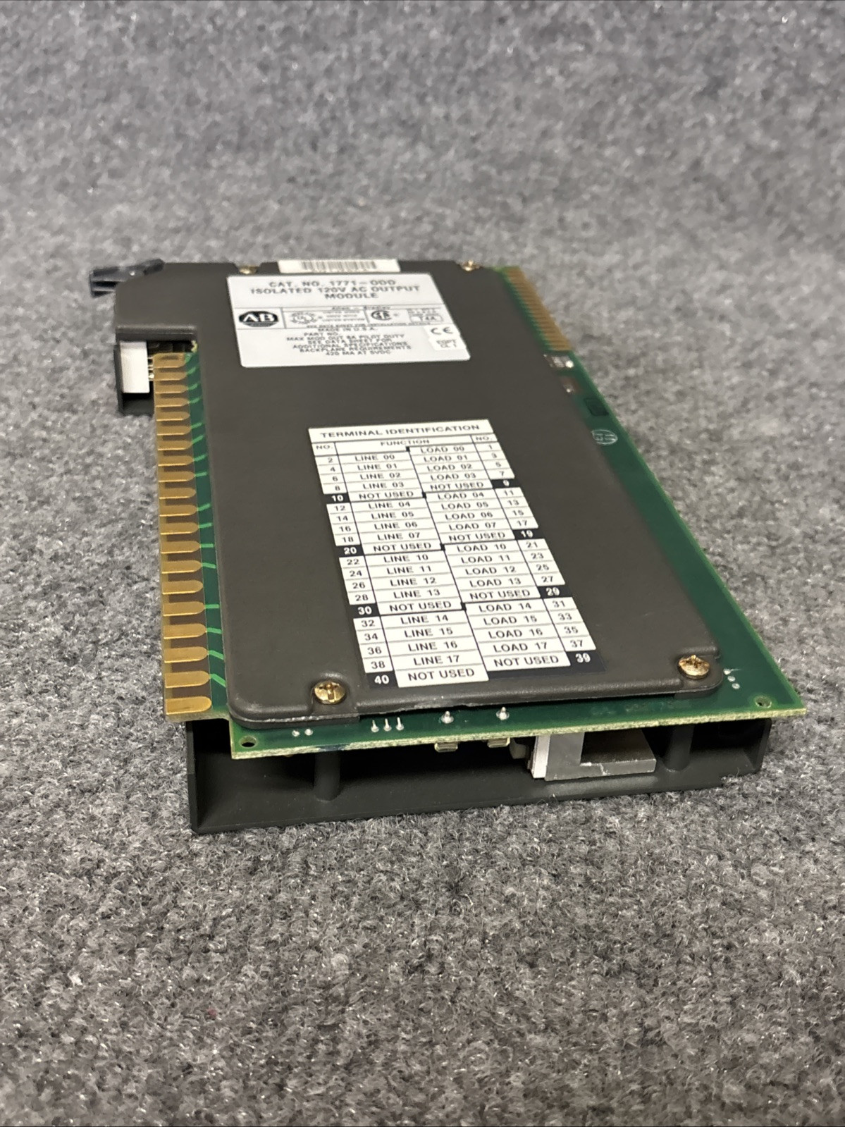 Allen Bradley 1771-0DD Isolated 120VAC PLC Output Module
