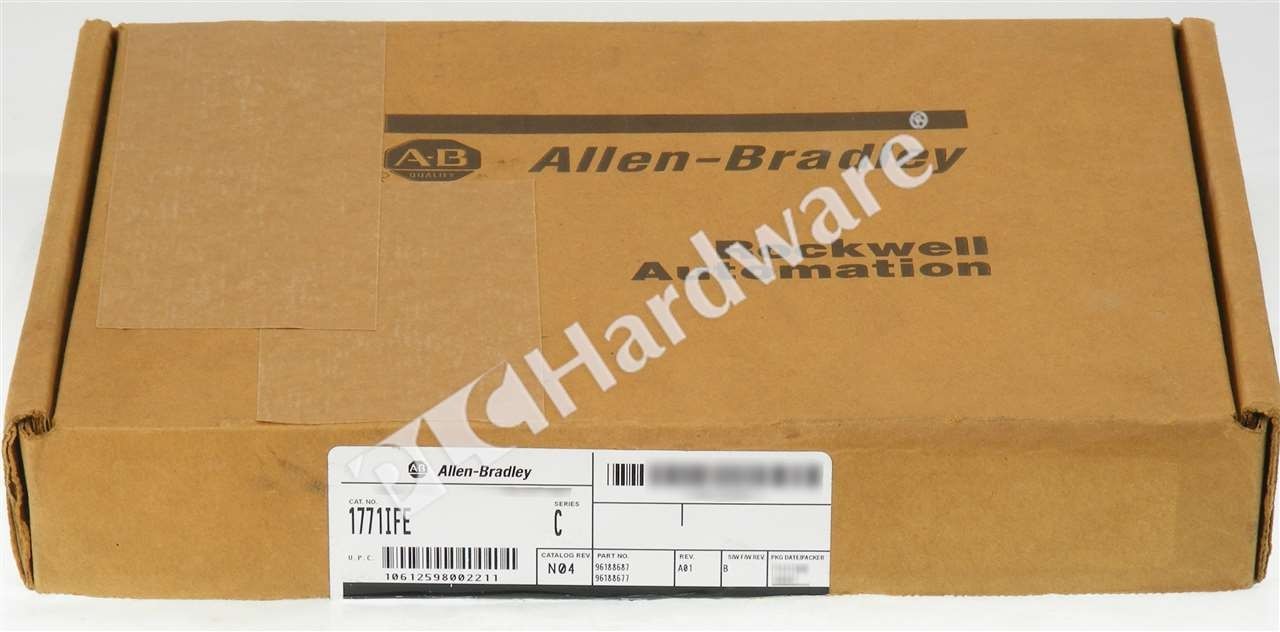 Open Pre-owned Allen Bradley 1771-IFE /C PLC-5 8/16-Channel Analog Input Module