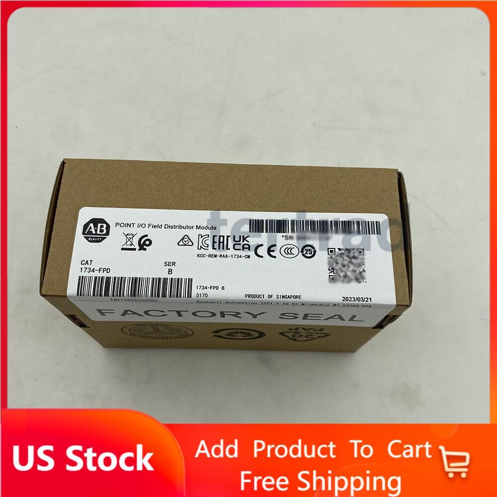 New AB 1734-FPD 1734FPD I/O Module Factory Sealed AB Allen-Bradley US Free Tax