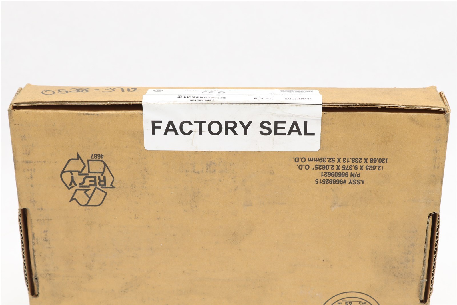 ALLEN BRADLEY 4POINT ANALOG OUTPUT MODULE SER.B FW. B 1771-OFE1