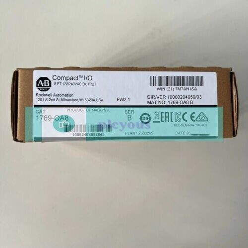 New Sealed A~B 1769-OA8 SER A CompactLogix PLC Output Module 1769OA8