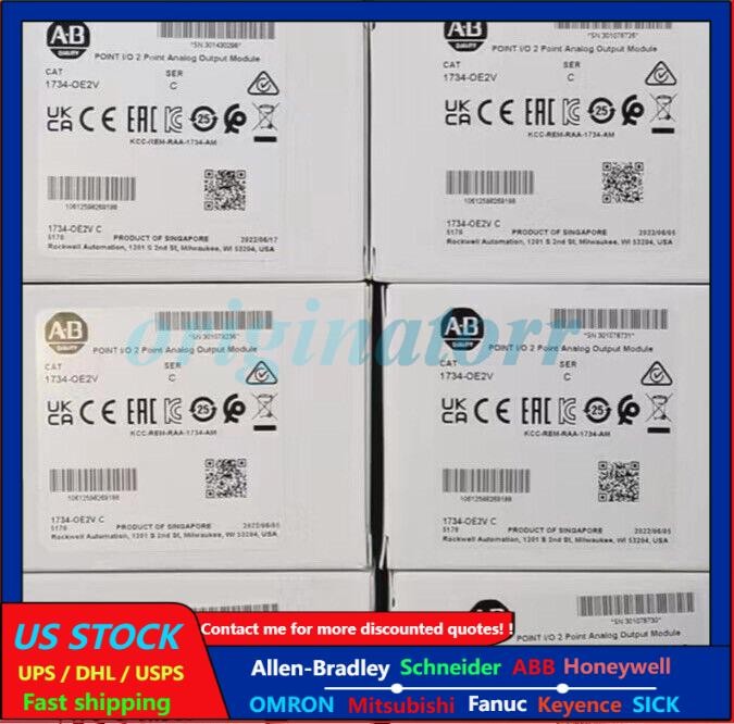 Allen-Bradley 1734-OE2V Ser. C Two Cahnnel Analog Voltage Output Module