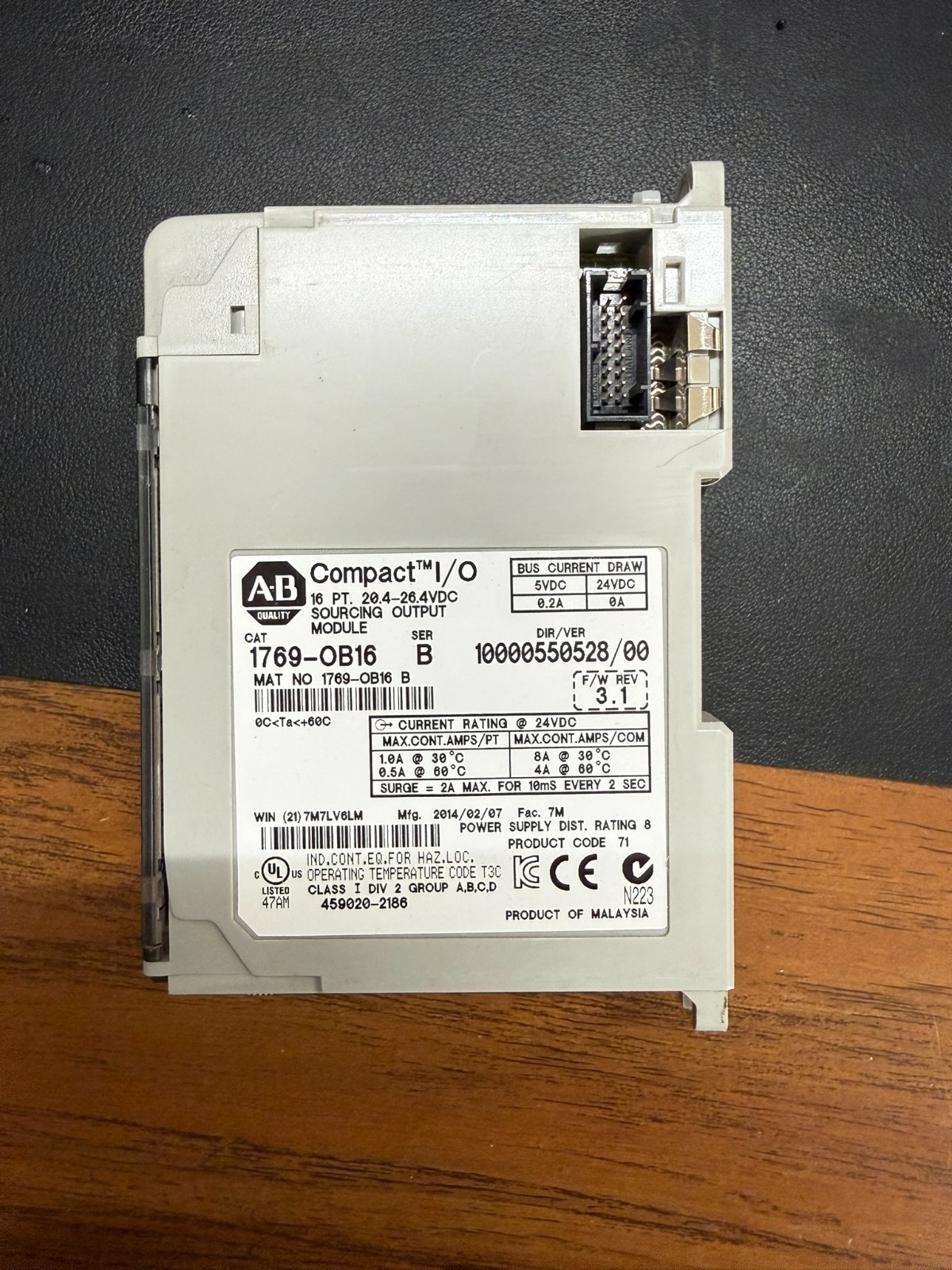 Allen-Bradley 1769-OB16 PLC Output Module