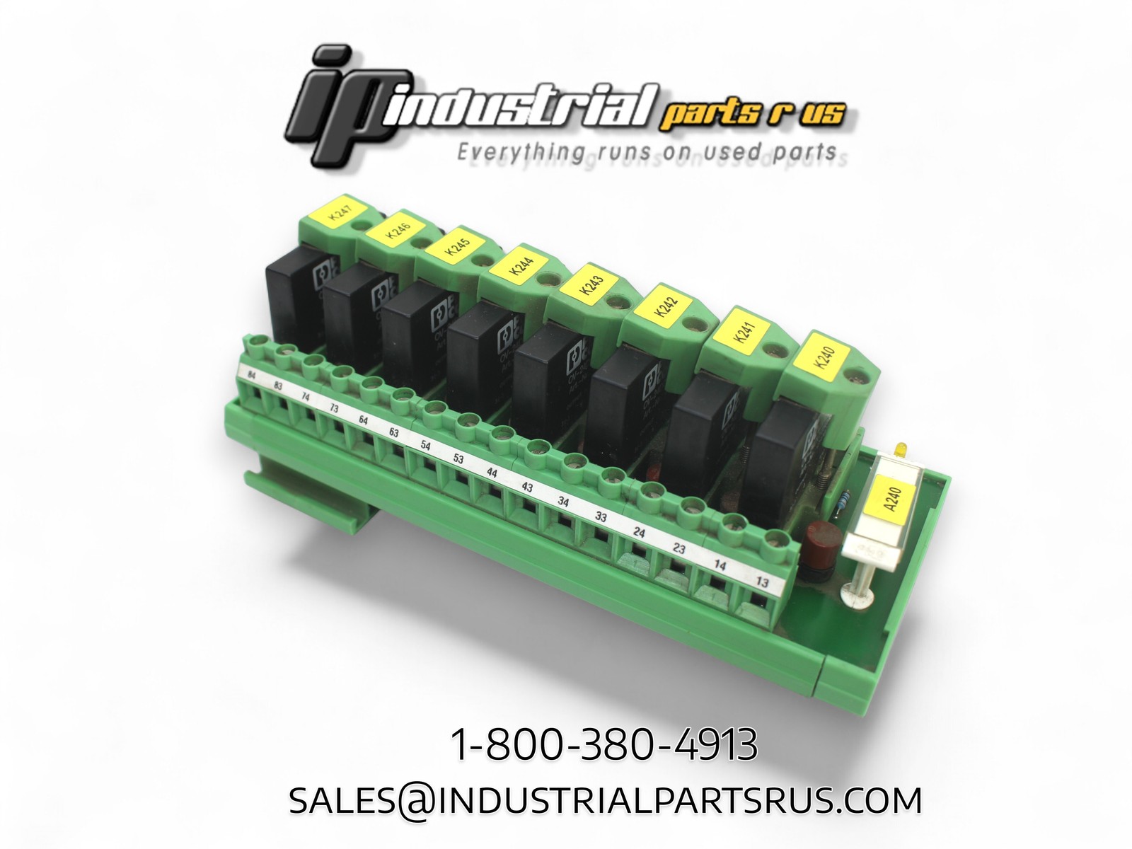 Phoenix Contact UMK-8 OM-R/MF/MKDS/P Optocoupler Module w/ 8 Relay Plugs
