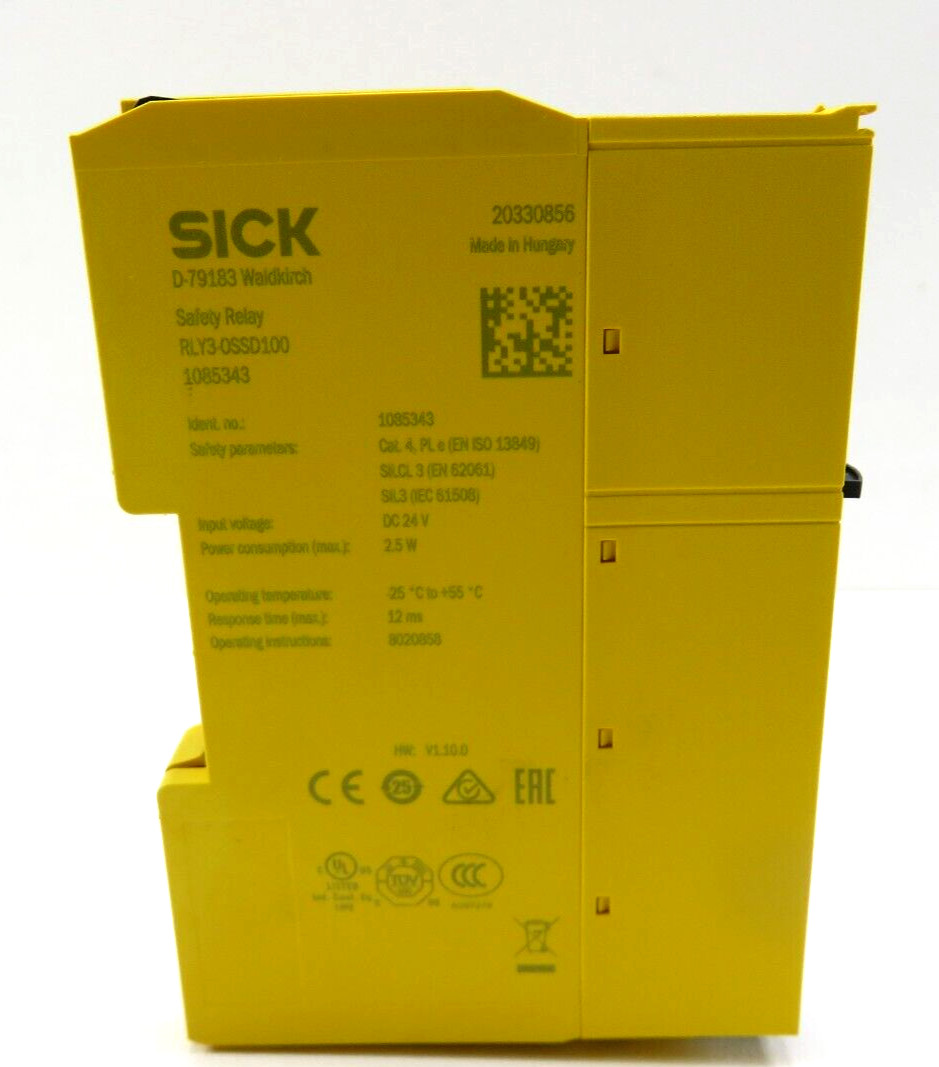 Sick RLY3-OSSD100 1085343 Safety Relay (Used)