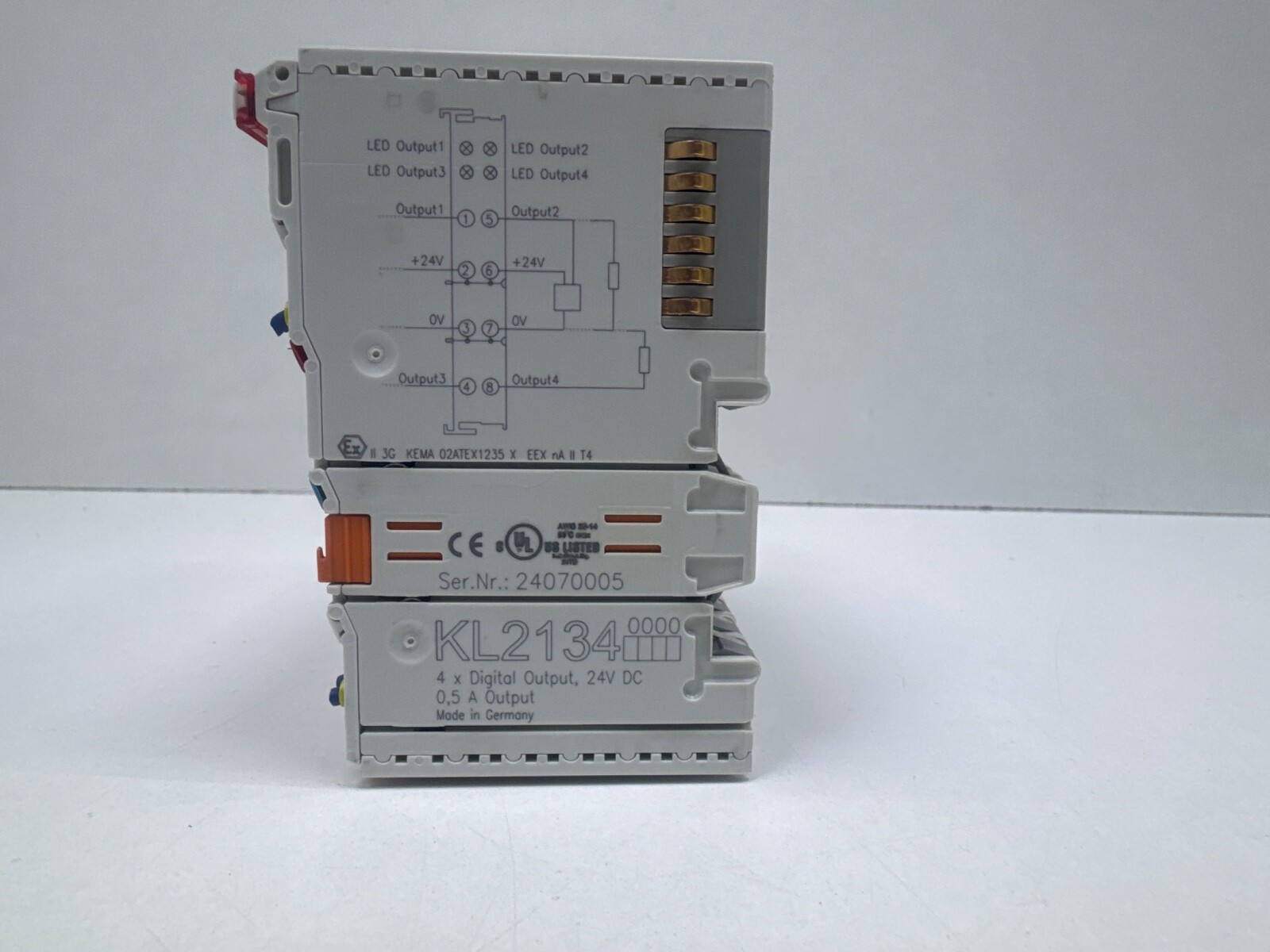 LOT OF 12PCS Beckhoff KL2134 4 Digital Input Terminal Module 24VDC