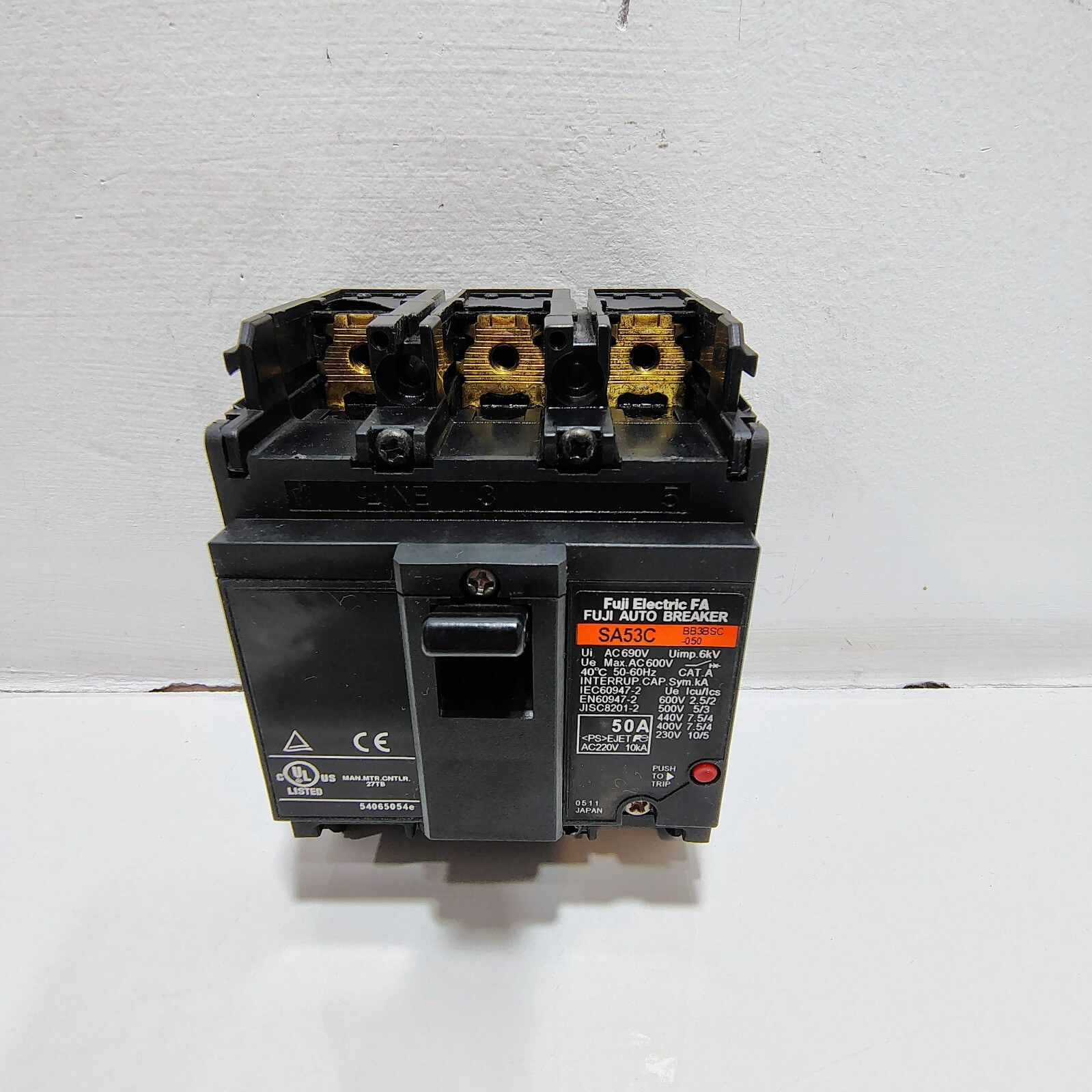 FUJI ELECTRIC SA53C BB3BSC-030 / SA53CBB3BSC030 CIRCUIT BREAKER 30 AMP