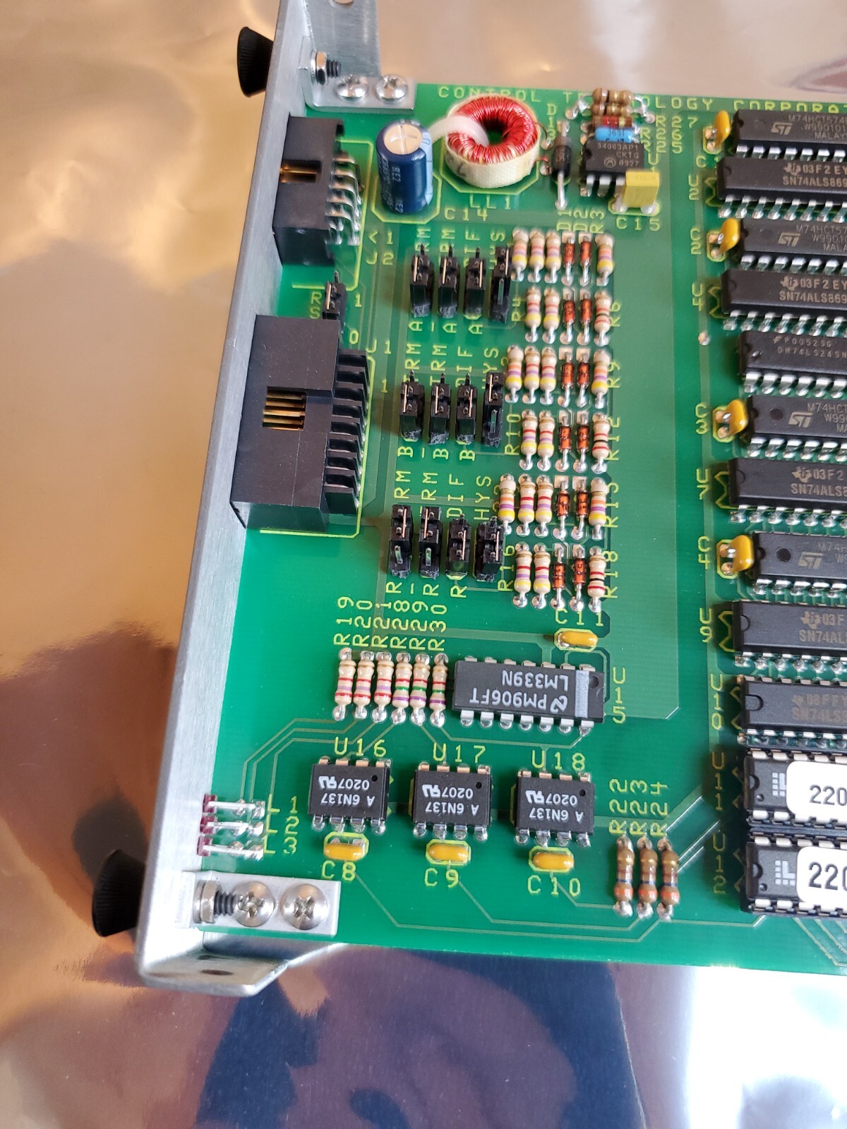 👀 CONTROL TECHNOLOGY CT MODEL 2208 COUNTER MODULE 50-1508 REV A