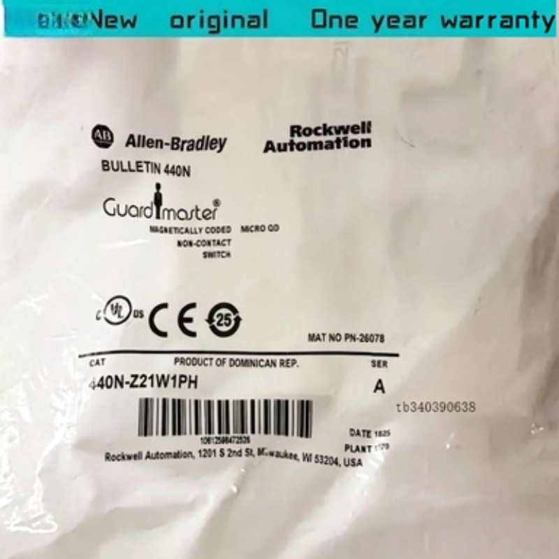 New Allen Bradley 440N-Z21W1PH Non Contact Switch Express delivery