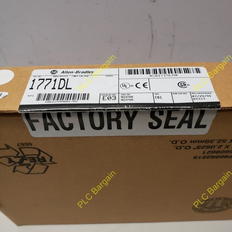 New ALLEN BRADLEY 1771-DL GRAY ENCODER INPUT MODULE PLC 5 NIB FS
