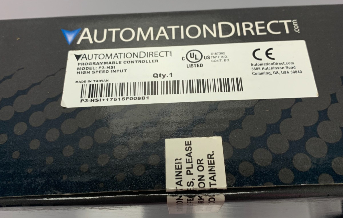Automation Direct P3-HSI / P3HSI Pulse Input Module