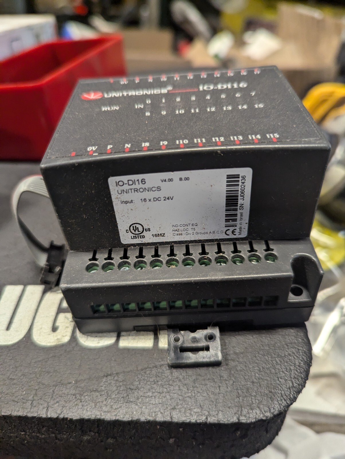 Unitronics I/O Expansion Module IO-DI16, 16 Digital Inputs.