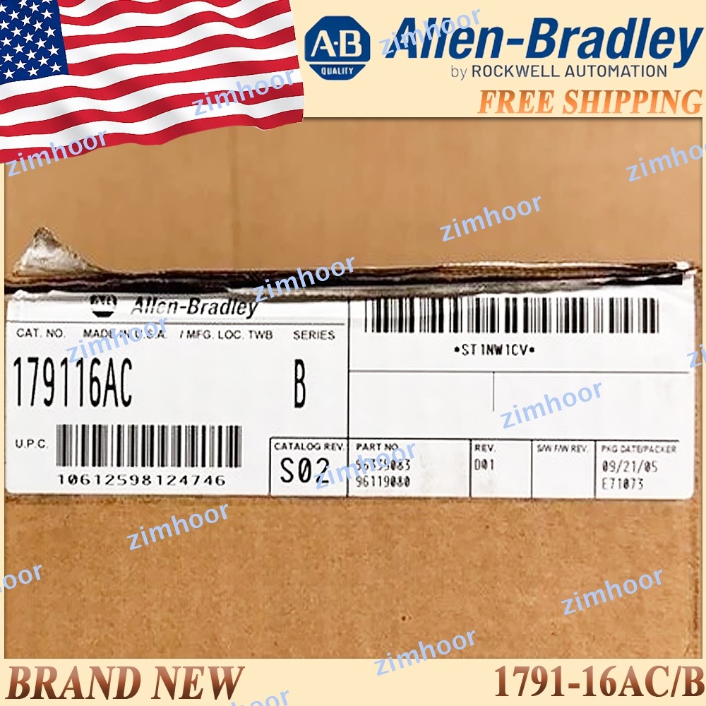 New Sealed 1791-16AC/B BLOCK I/O 120V AC 32 POINT MODULE 179116AC serB Free Ship