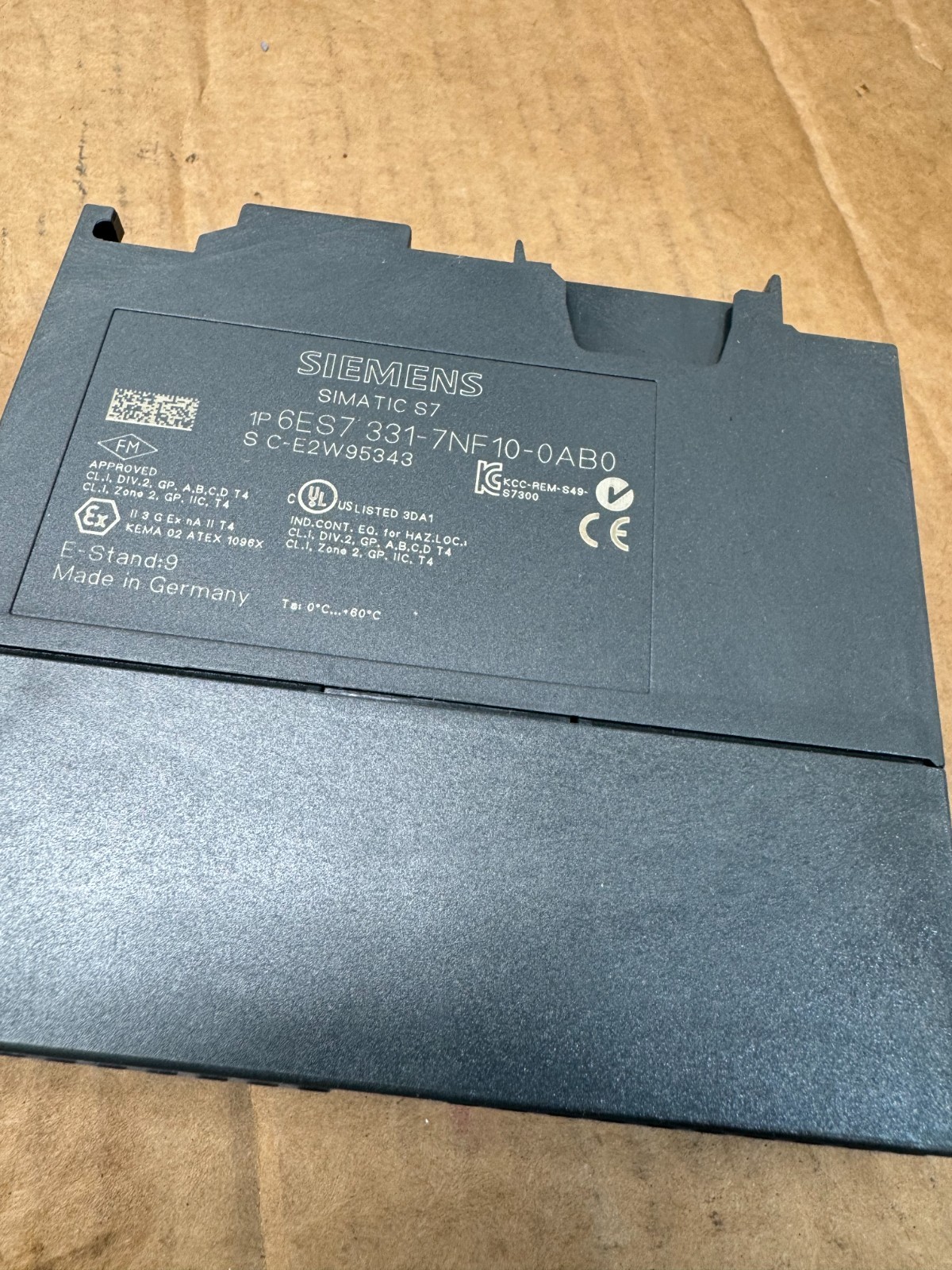 NEW IN BOX SIEMENS SIMATIC S7-300 ANALOG INPUT MODULE 6ES7 331-7NF10-0AB0