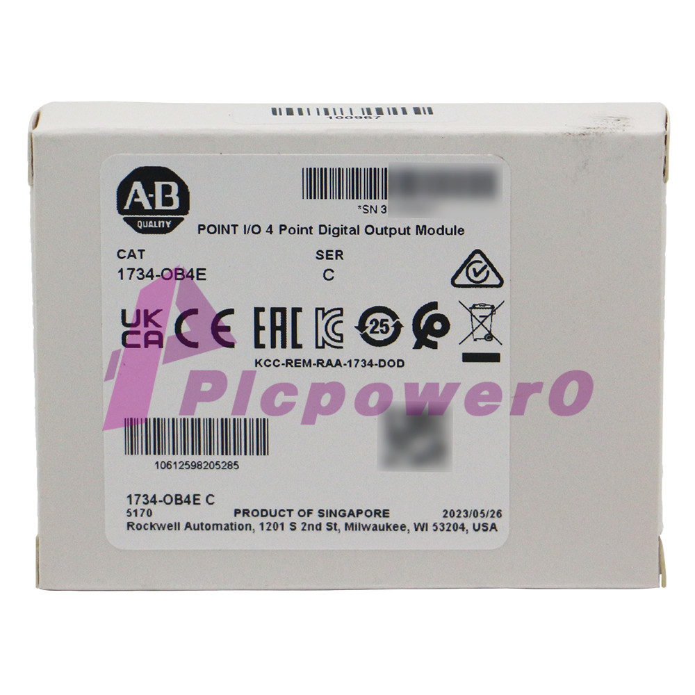 New factory sealed Allen-Bradley 1734-OB4E 24V Dc 4 Channel Source Output Module