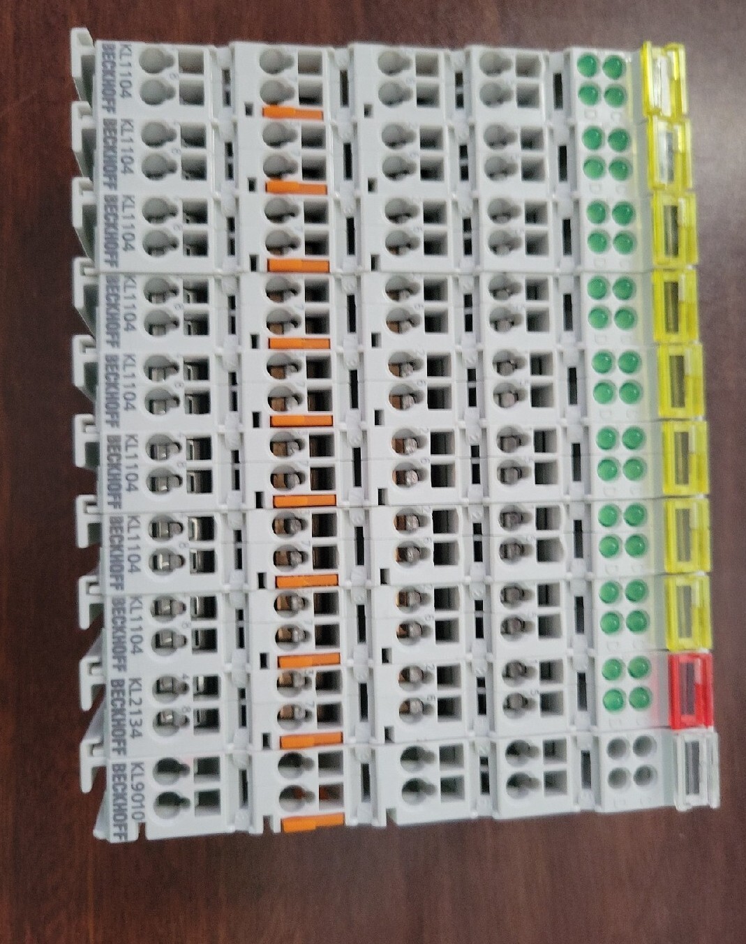 Beckhoff (1) KL9010 & (1) KL2134 & (9) KL1104 Input and Output Modules