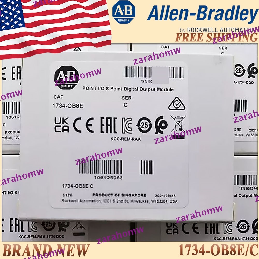 New Sealed AB 1734-OB8E/C Point I/O 8-Channel Output Module 1734 OB8E