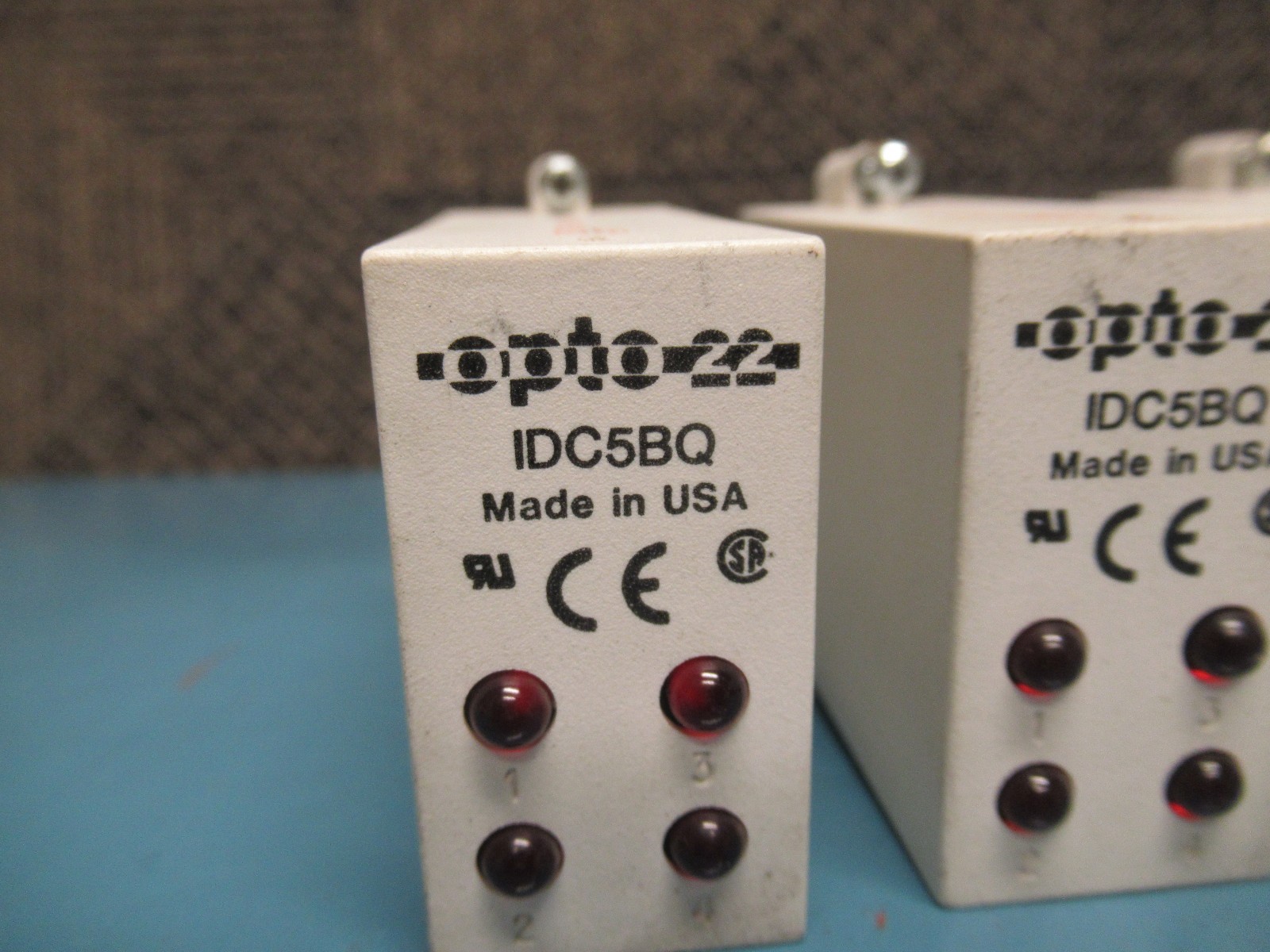 LOT OF 4 OPTO 22 I/O MODULE IDC5BQ 14 PINS