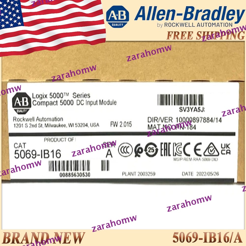 AB 5069-IB16/A Logix 5000 Compact 5000 DC Input Module US Stock New Free Ship