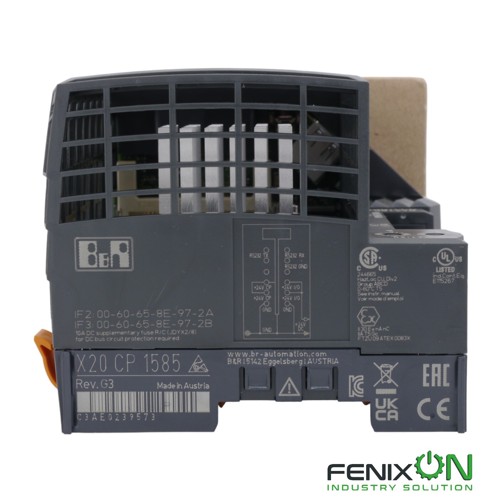B&R X20CP1585 0xC3AE X20 CENTRAL UNIT CP 1583