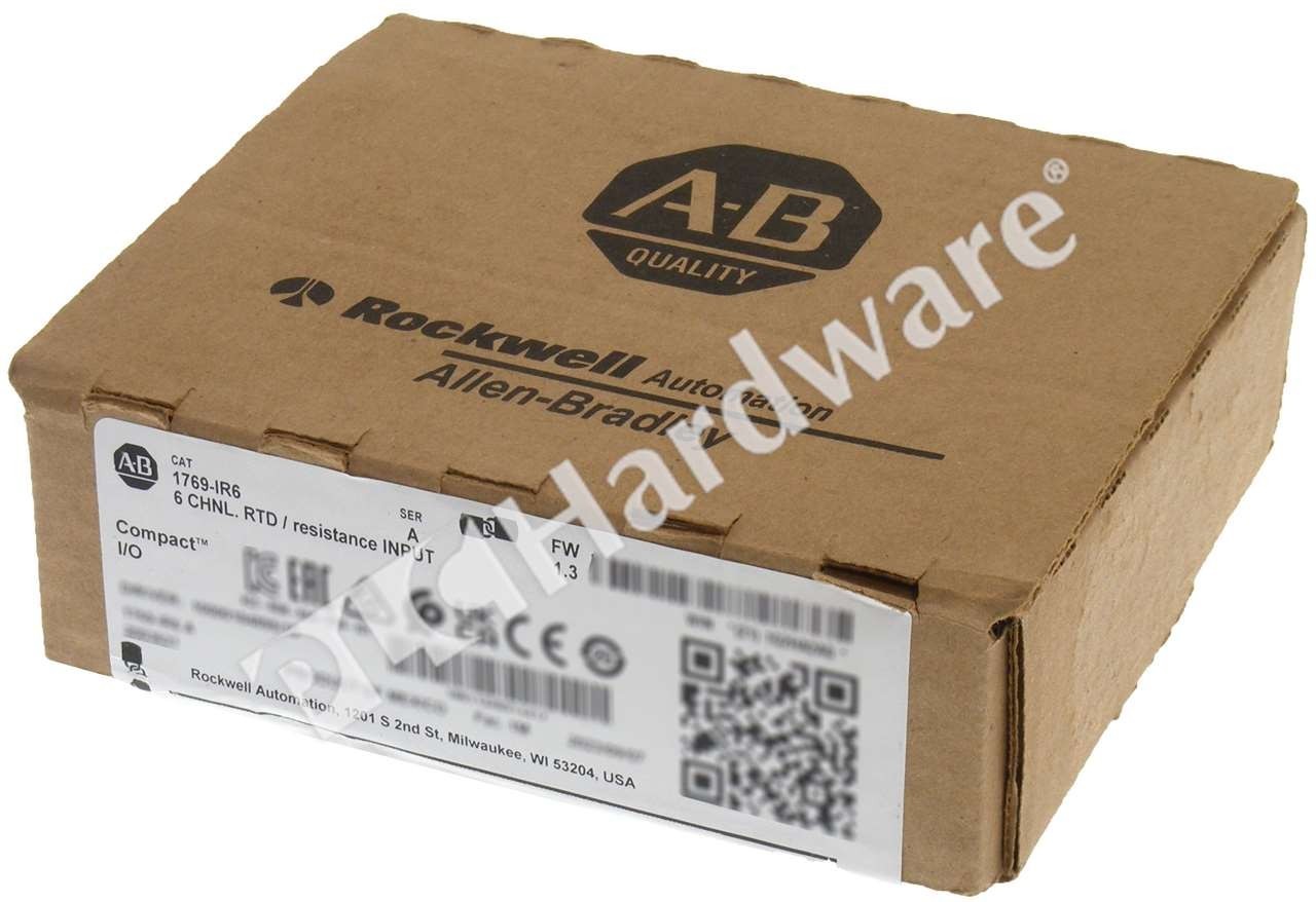 Open Pre-owned Allen Bradley 1769-IR6 /A CompactLogix 6-Ch RTD/Ohm Input Module