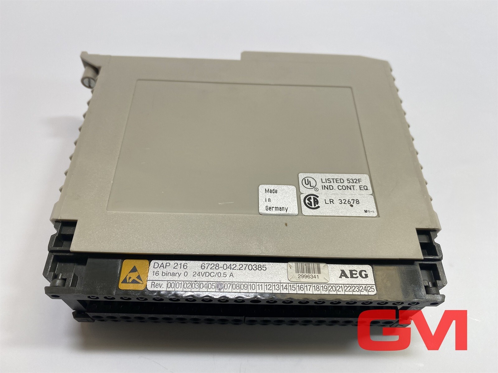 Aeg Output Module Dap 216 Module 16 Binary 6728-042.270385 Lightly Damaged