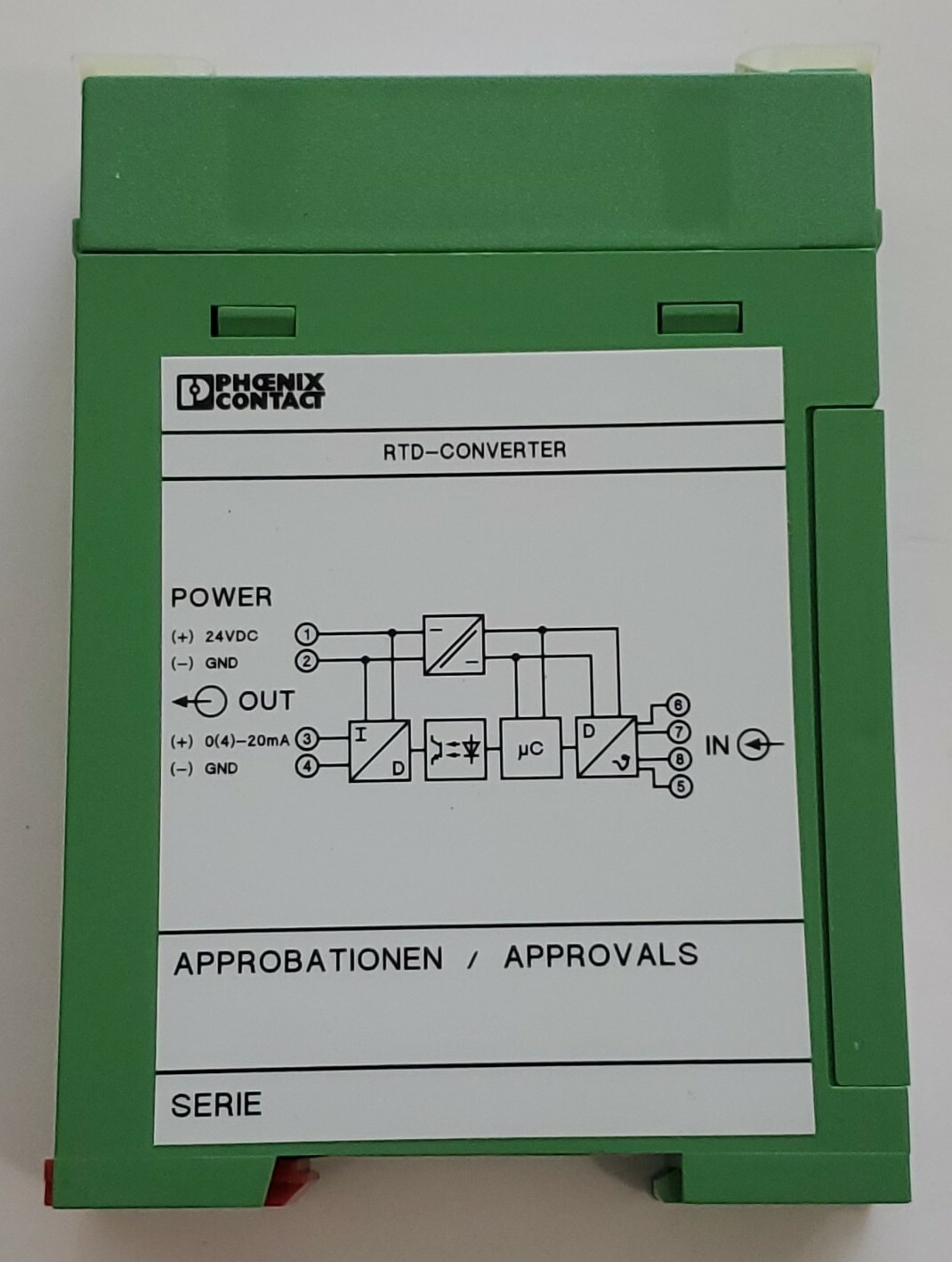 *NEW* Phoenix Contact MCR-RTD/I-E/NC RTD Converter 100Pt 4-Wire 24VDC + Warranty