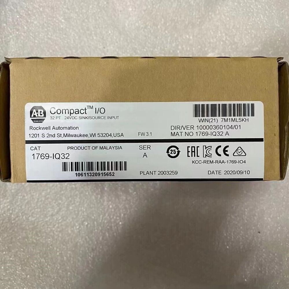 New Factory Sealed AB 1769-IQ32 SER A CompactLogix 24VDC Input Module US Stock