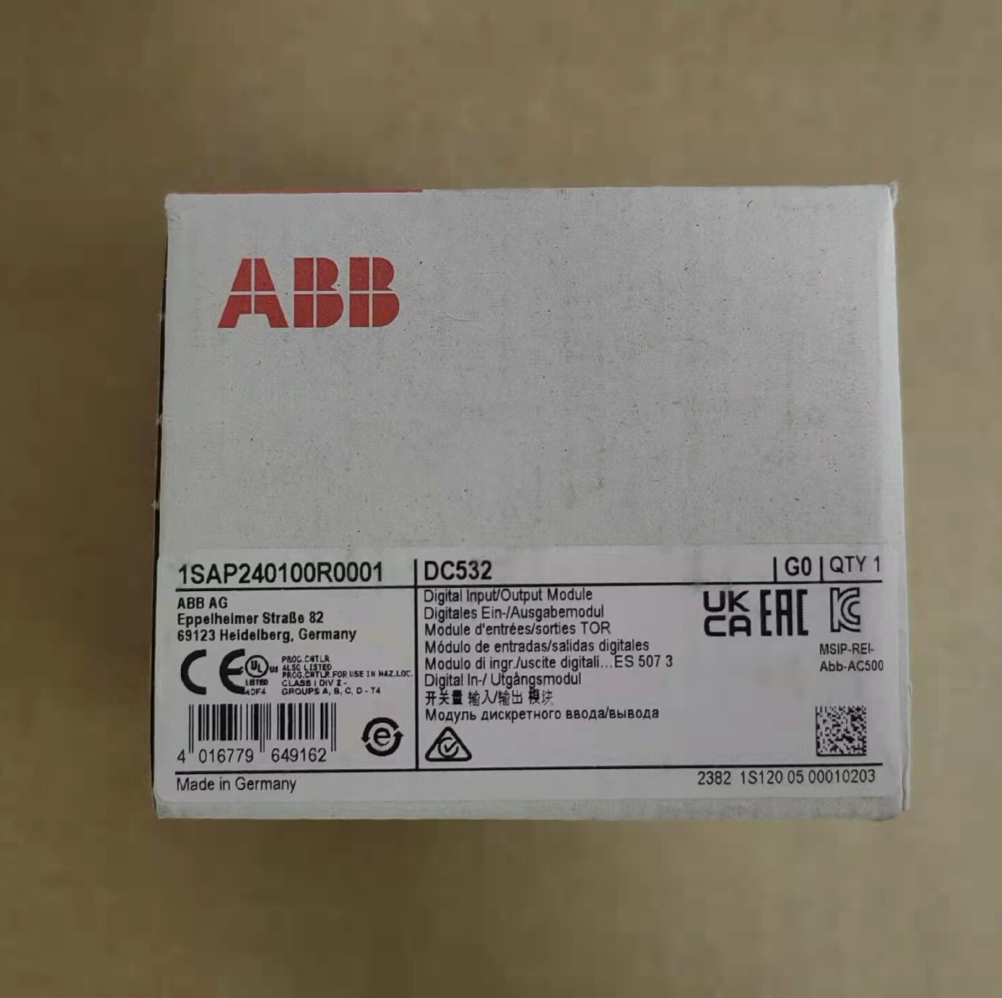 1pc ABB DC532 PLC I/O module 1SAP240100R0001